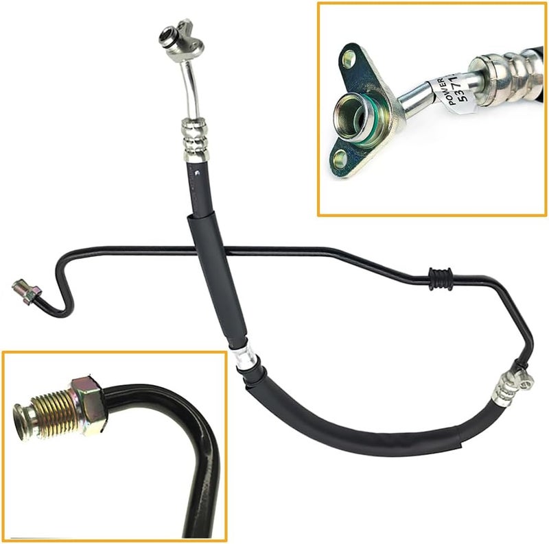 DSkoiph Steering Hose Pressure Hose Assembly Compatible with Honda Accord 2.4L 2003-2007 Acura TSX 2.4L 2004-2008 Replacement # 53713-SDC-A02 53713SDCA02 - Image 2